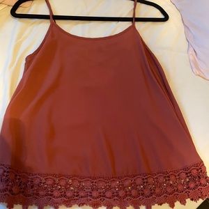 burnt orange tank top